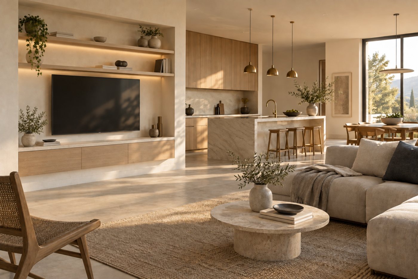 Intérieur meublé complet